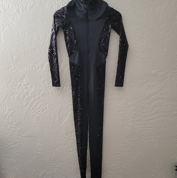 Weissman Exotic Animal Zip-Front Unitard XS Adult - Picture 3 of 8